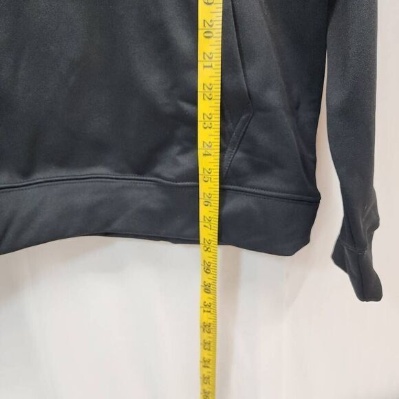 New Era Size large NFL Men's Team Color Safety Performance Fleece Hoodie Black N - Picture 3 of 7